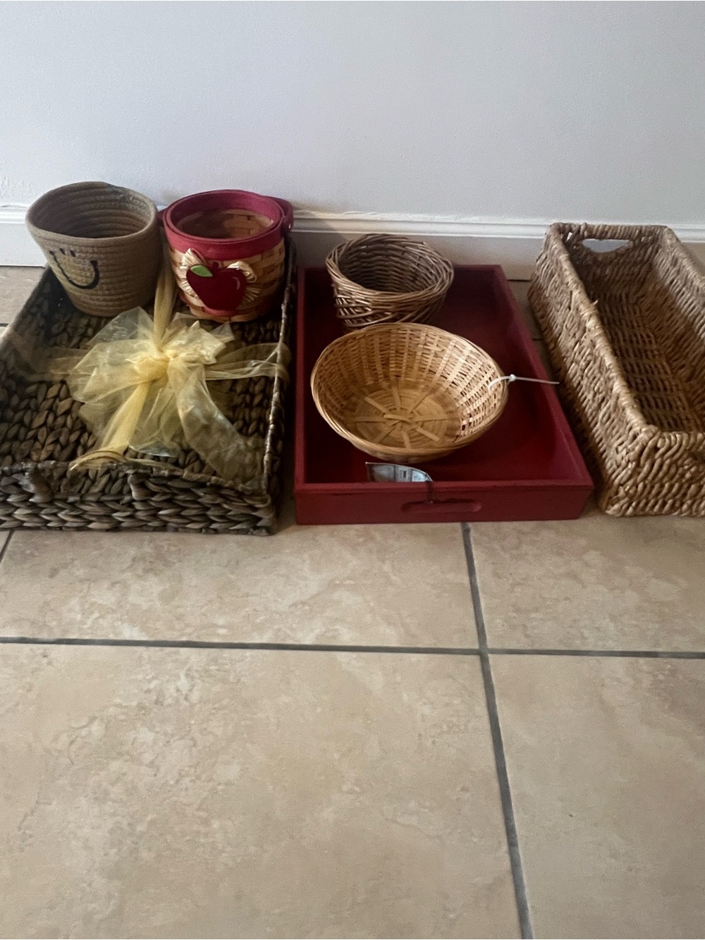 $12 for all Bamboo Baskets